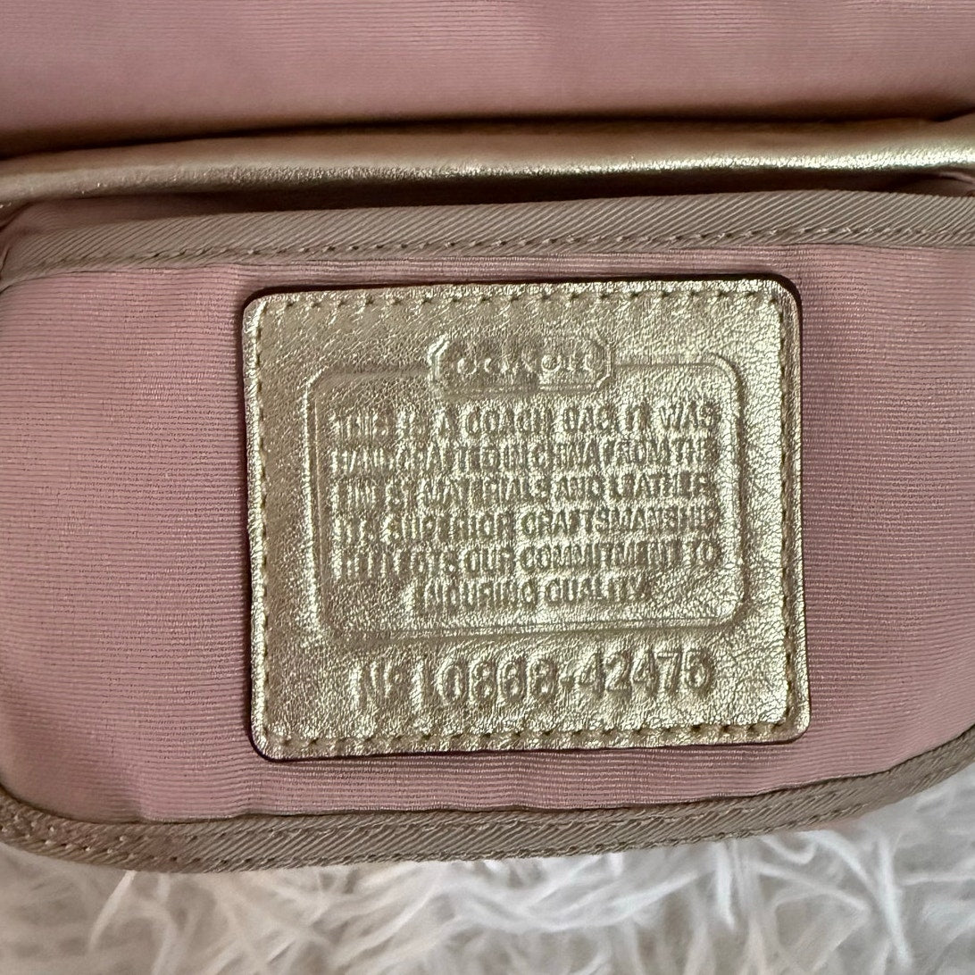 NWT COACH 2008 Parker Straw 42475 Top Handle Bag Purse