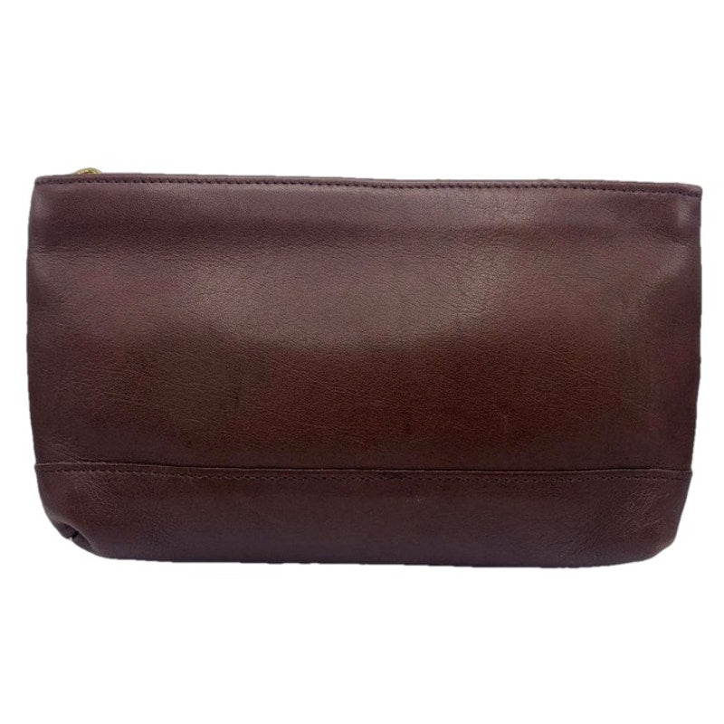 Vintage COACH Mahogany Cosmetic Case Make Up Pouch