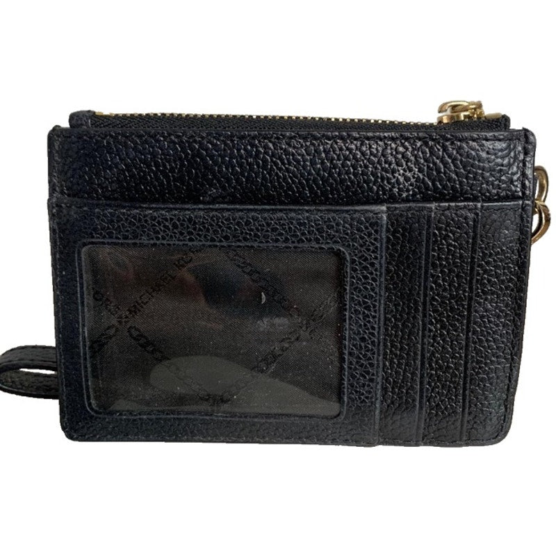 Michael Kors Black Cardholder Coin Purse with Wristlet Strap