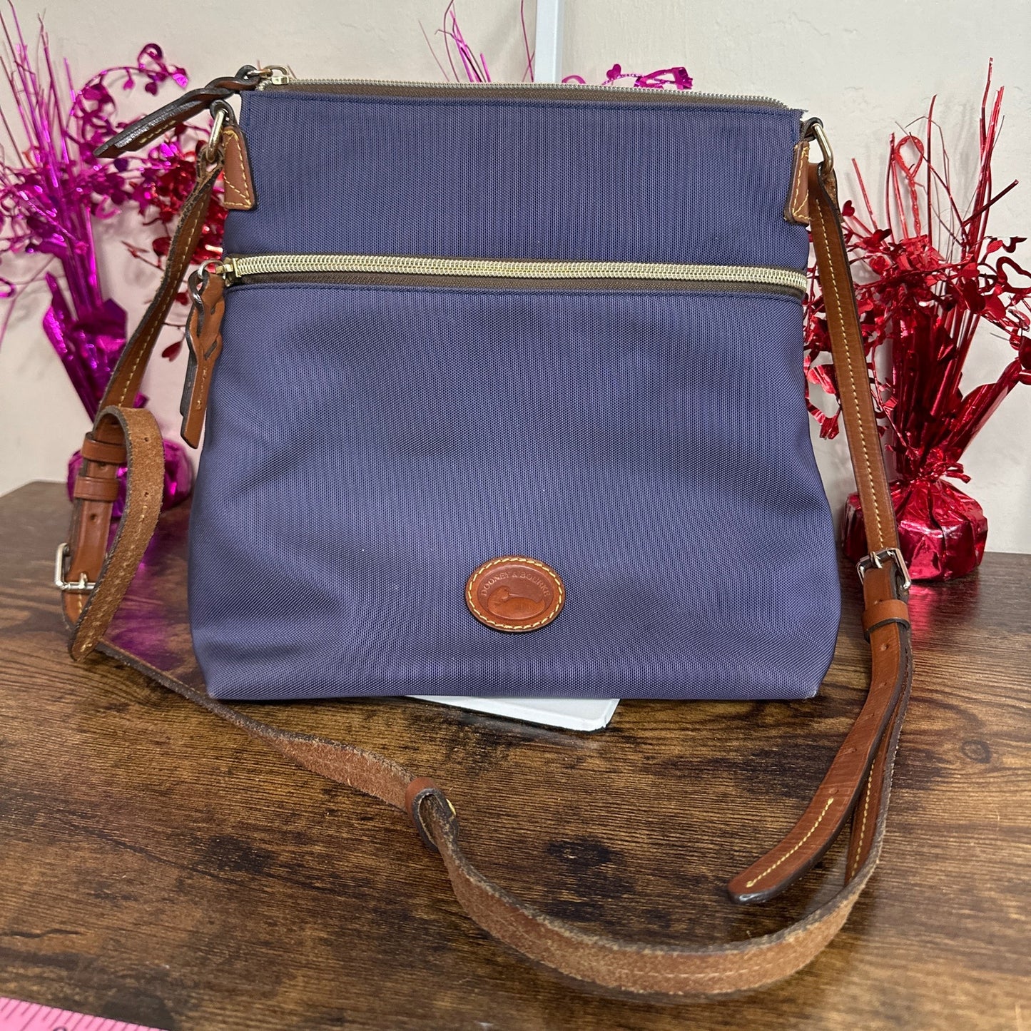 DOONEY & BOURKE Blue Nylon/Fabric Crossbody