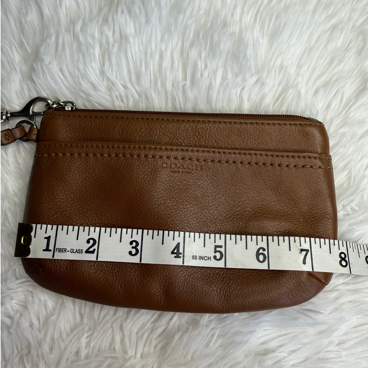 COACH Brown Wristlet