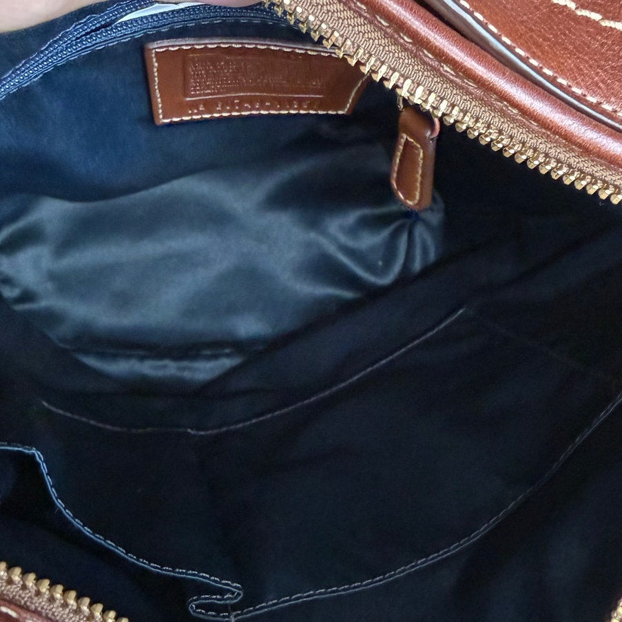 y2k Coach Bleeker 11356 Holiday Patchwork Hobo Bag Purse