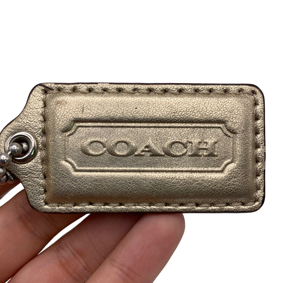 COACH Gold Replacement Hang Tag Bag