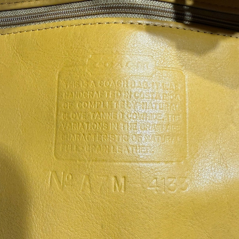 Vintage COACH Waverly 4133 Costa Rica Top Handle Handbag