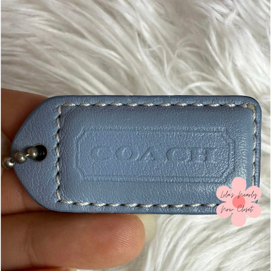 1.5" y2k COACH Fob Bag Charm Hang tag Hangtag