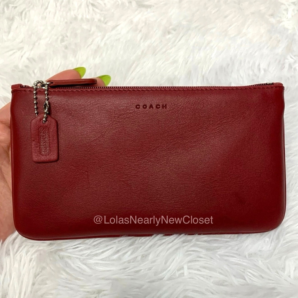 Coach Skinny Pouch Cosmetic Case Style 6990