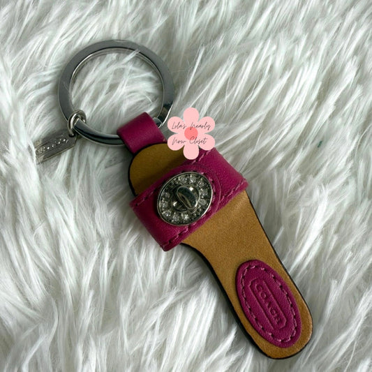 y2k COACH Sandal Bag Charm Key Chain