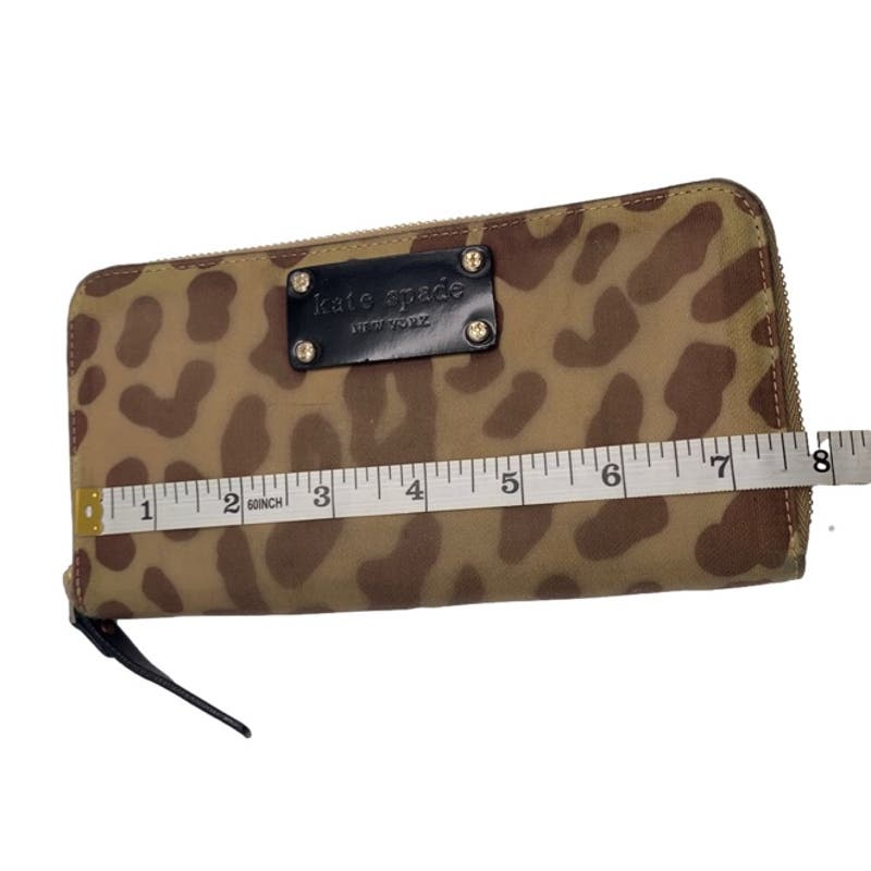 Kate Spade New York Cheetah Print Zip Around Wallet