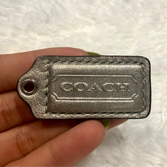 1.5" COACH Fob Bag Charm Hang tag Hangtag