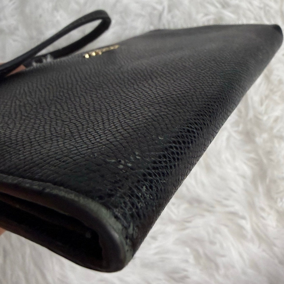 Coach Black Wallet Wristlet