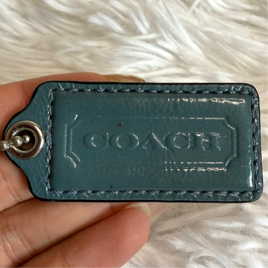 2" COACH Fob Bag Charm Hang tag Hangtag