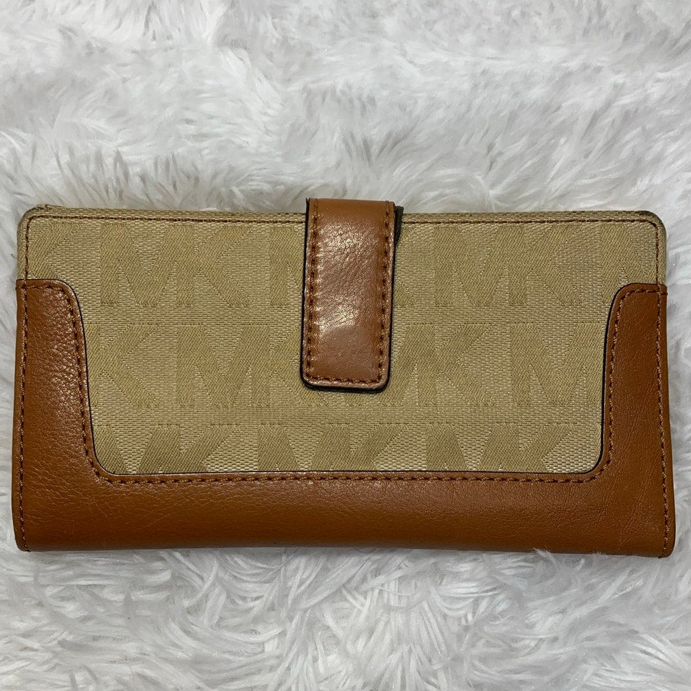 Michael Kors Khaki Signature Wallet