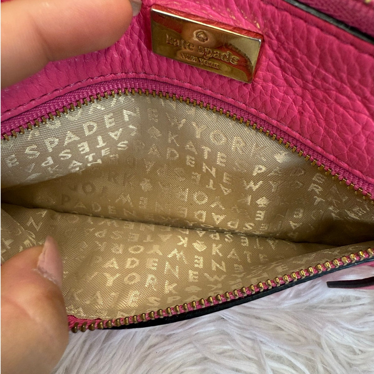 KATE SPADE New York Barbie Pink Slim Wristlet