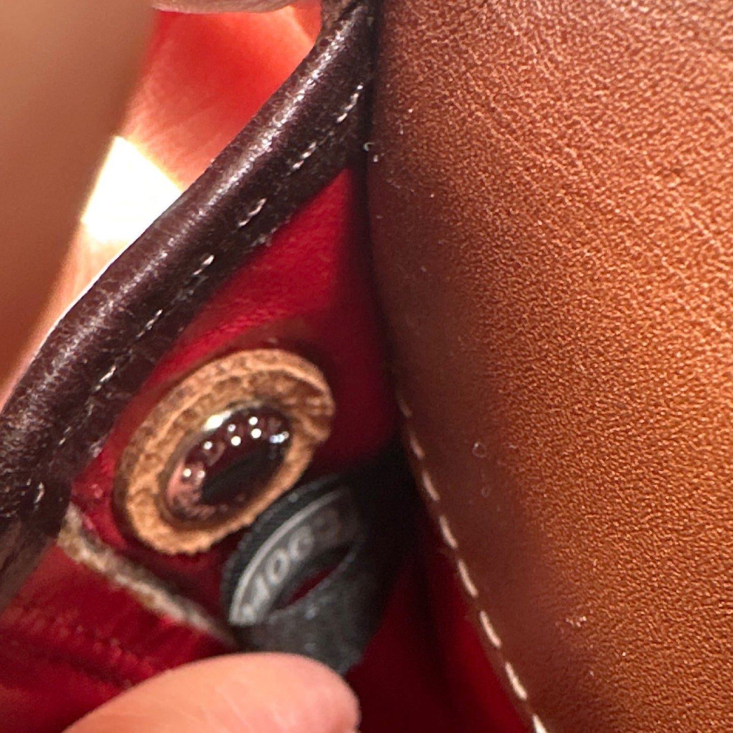 DOONEY & BOURKE Brown and Khaki Signature Canvas Wristlet