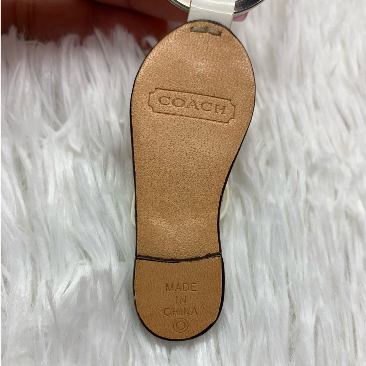 y2k COACH Sandal Bag Charm Key Chain