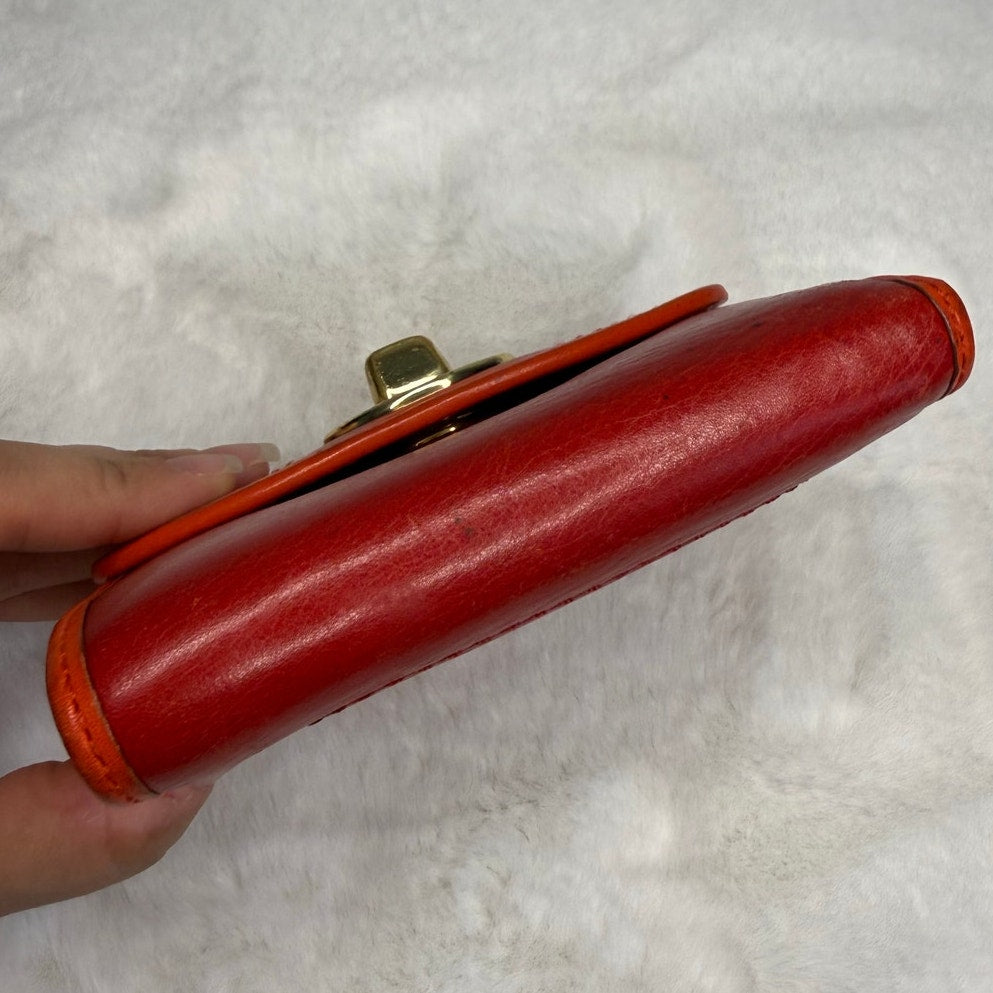 y2k Coach Vintage Legacy Kisslock Wallet