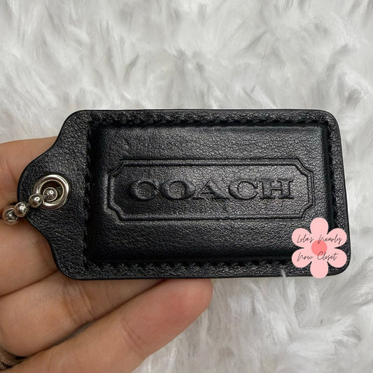 2.5" COACH Fob Bag Charm Hang tag Hangtag