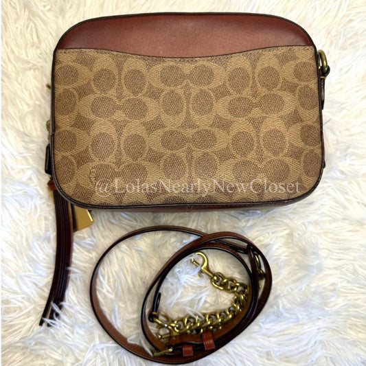 COACH Camera Bag In Signature Canvas Crossbody