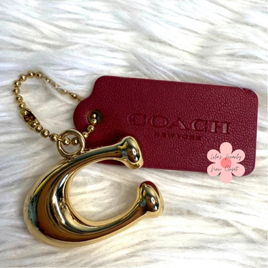 COACH Replacement "C" Hang Tag Key Fob Bag Charm