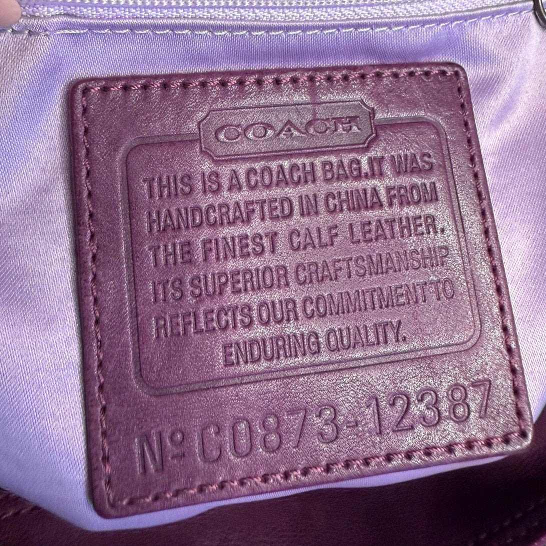 y2k COACH Patent Leather Hobo Shoulder bag Crossbody