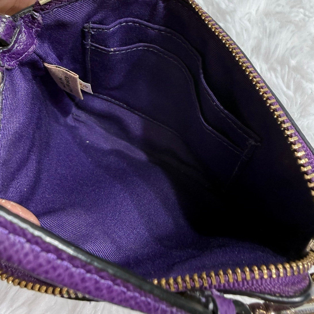 Coach Purple Wristlet
