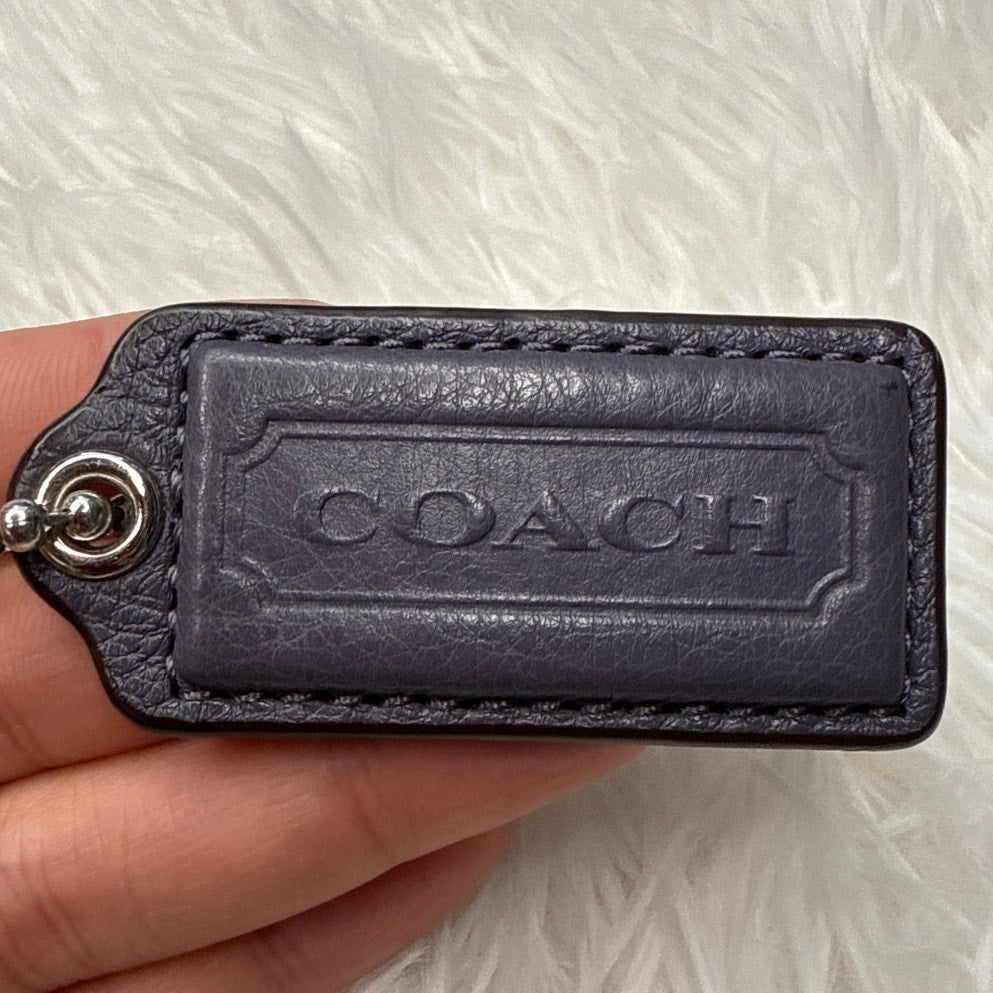 2" COACH Fob Bag Charm Hang tag Hangtag