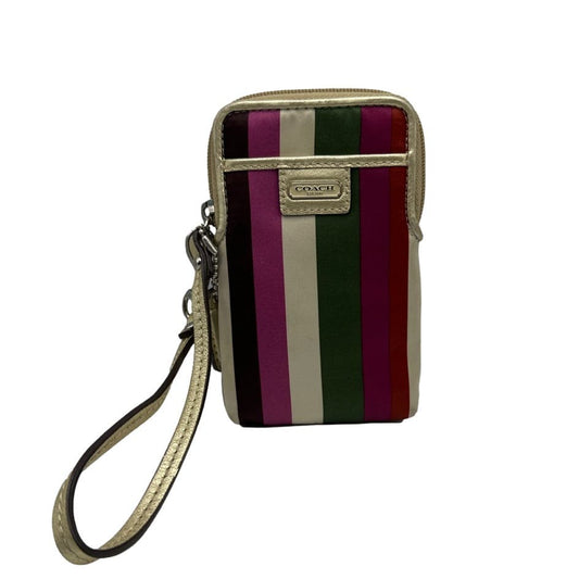 COACH Multi-color Nylon Wristlet / Cardholder