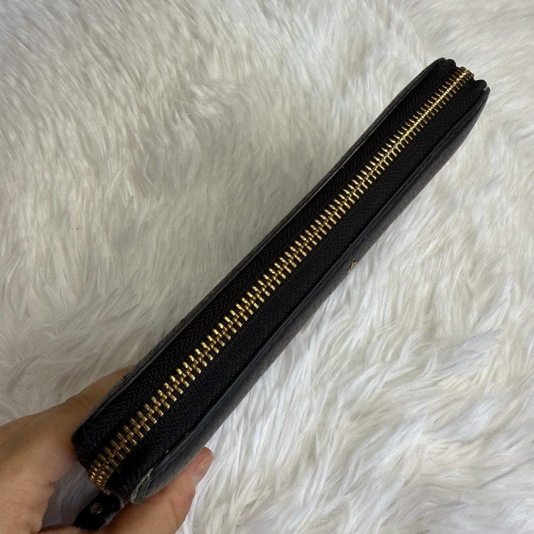 Kate Spade New York Black Zip Around Wallet