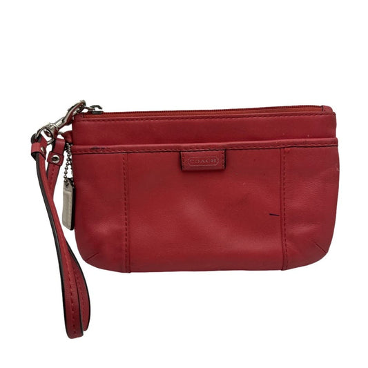 COACH Pink / Coral Wristlet