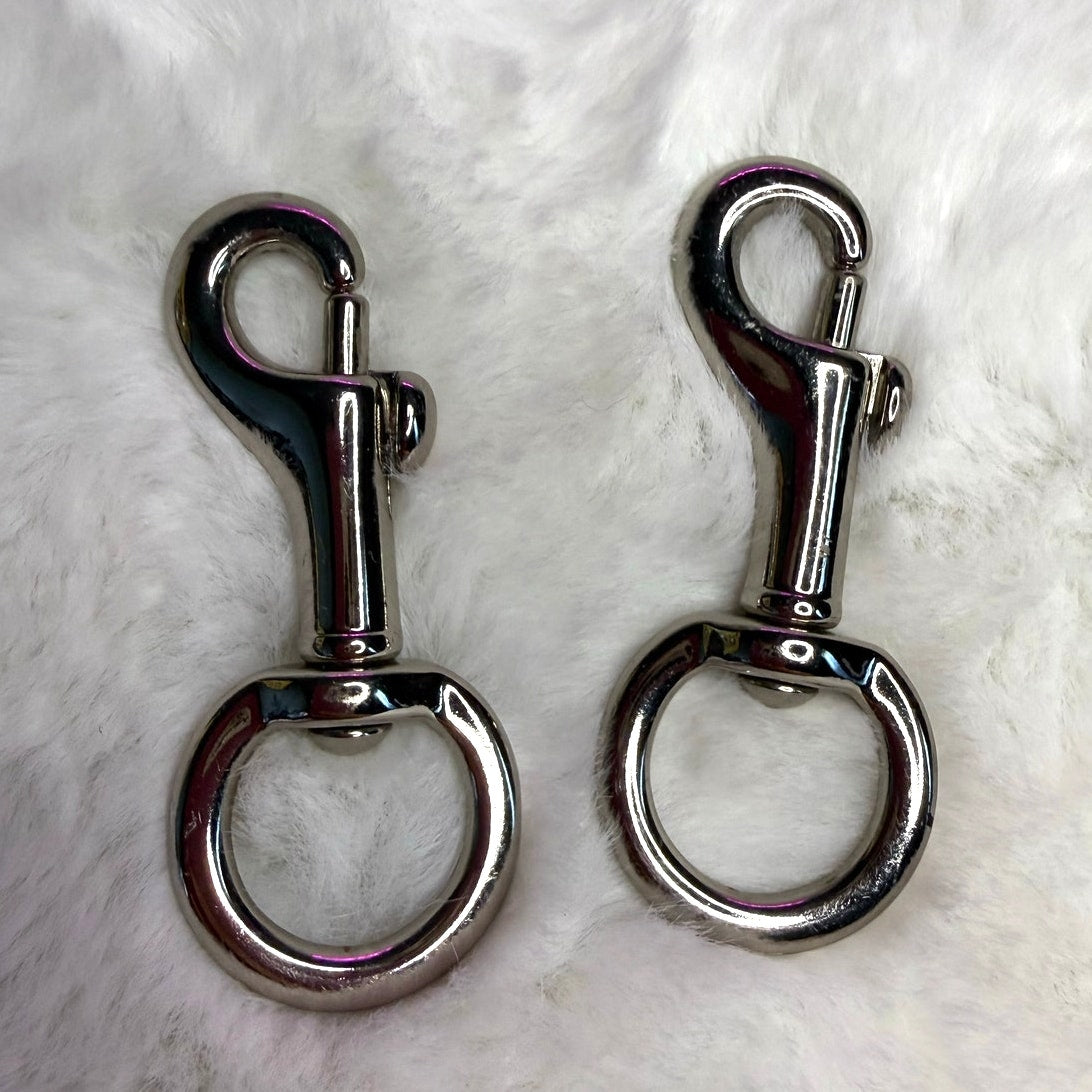 3/4" Natural Nickel Swivel Bolt Snap Nickel snap hooks