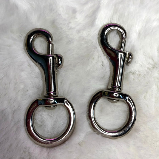 3/4" Natural Nickel Swivel Bolt Snap Nickel snap hooks