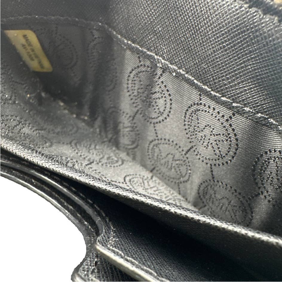 MICHAEL KORS Black Patent Leather Wallet