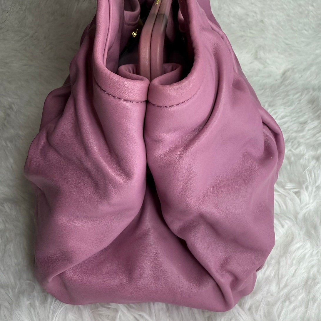 COACH y2k Parker Hobo Handbag Kisslock Dusty Rose Lilac Purple Leather Bag Purse