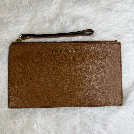 MICHAEL KORS Brown Wristlet