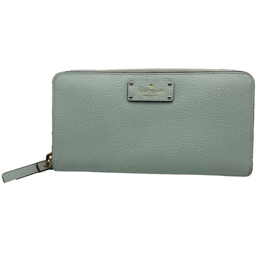 KATE SPADE New York Mint Green Zip Around Wallet