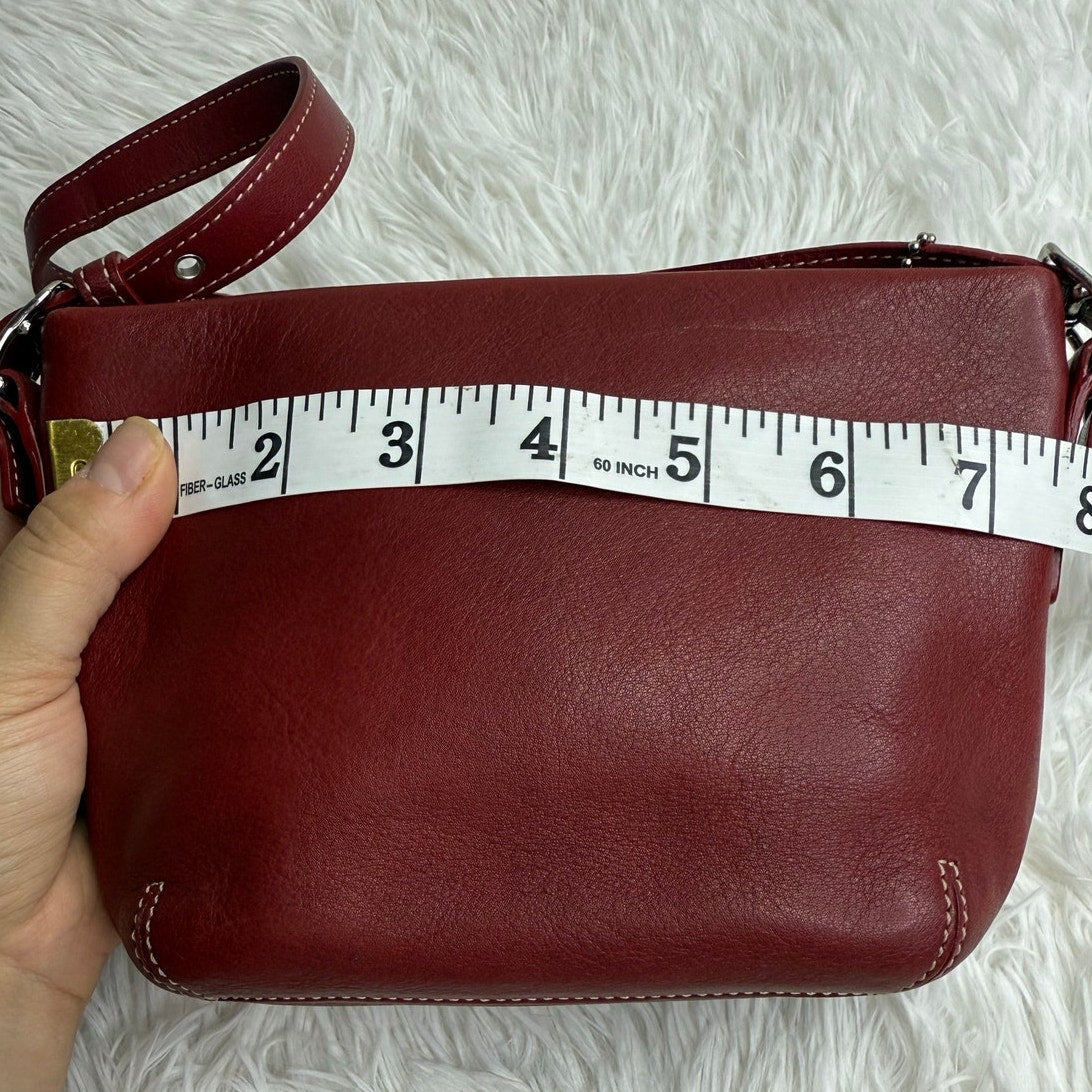 Vintage COACH y2k  Red Demi Legacy Mini Duffle bag