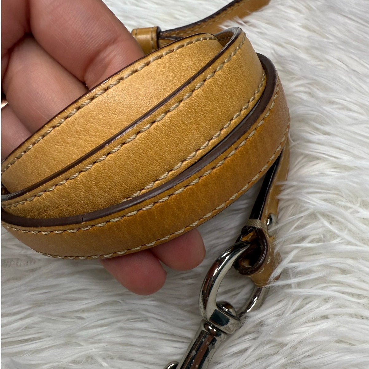 Tan Silver Replacement Strap