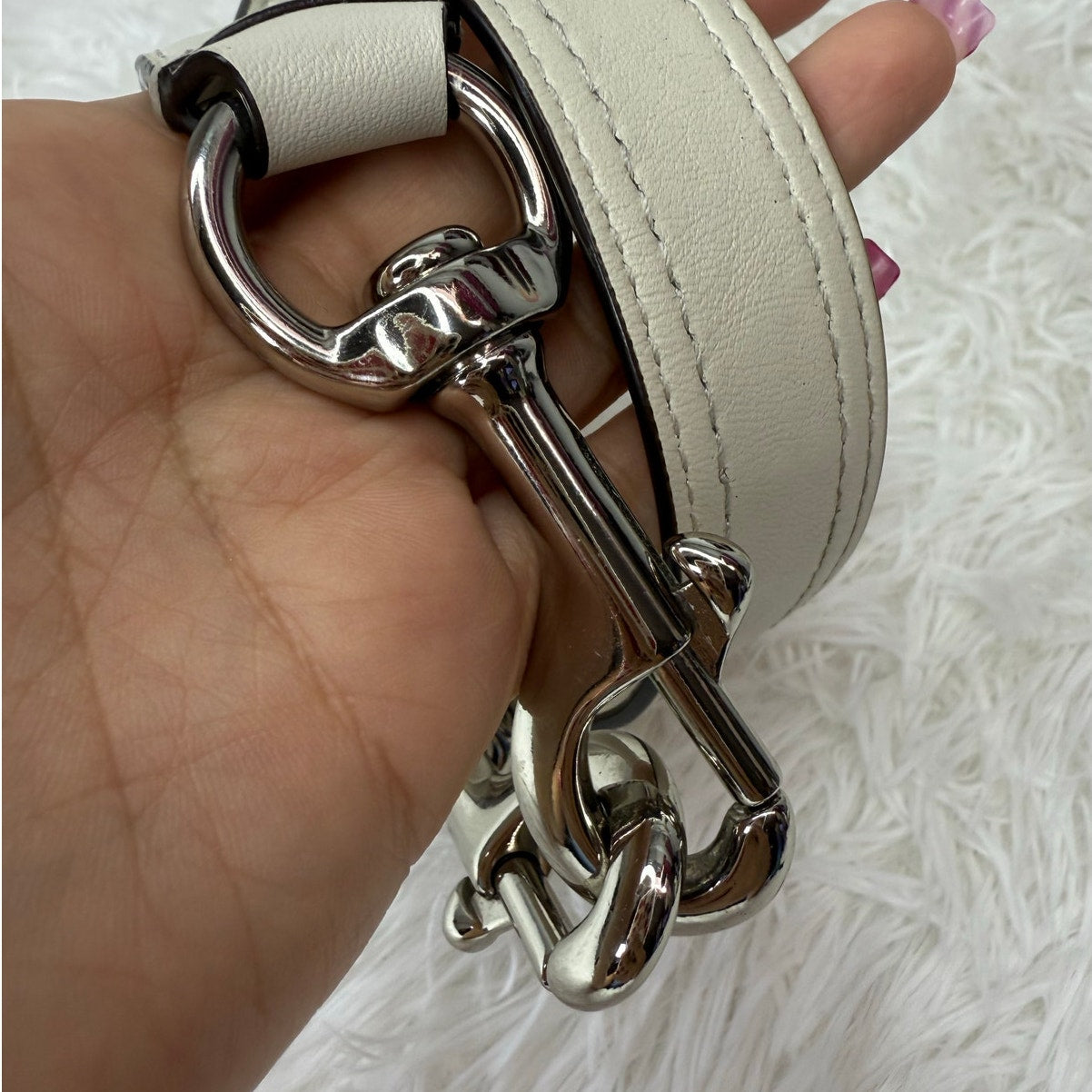 Cream Shoulder Replacement Strap