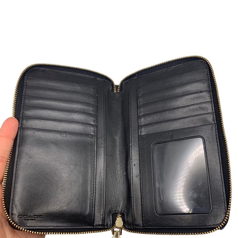 COACH Black Wallet