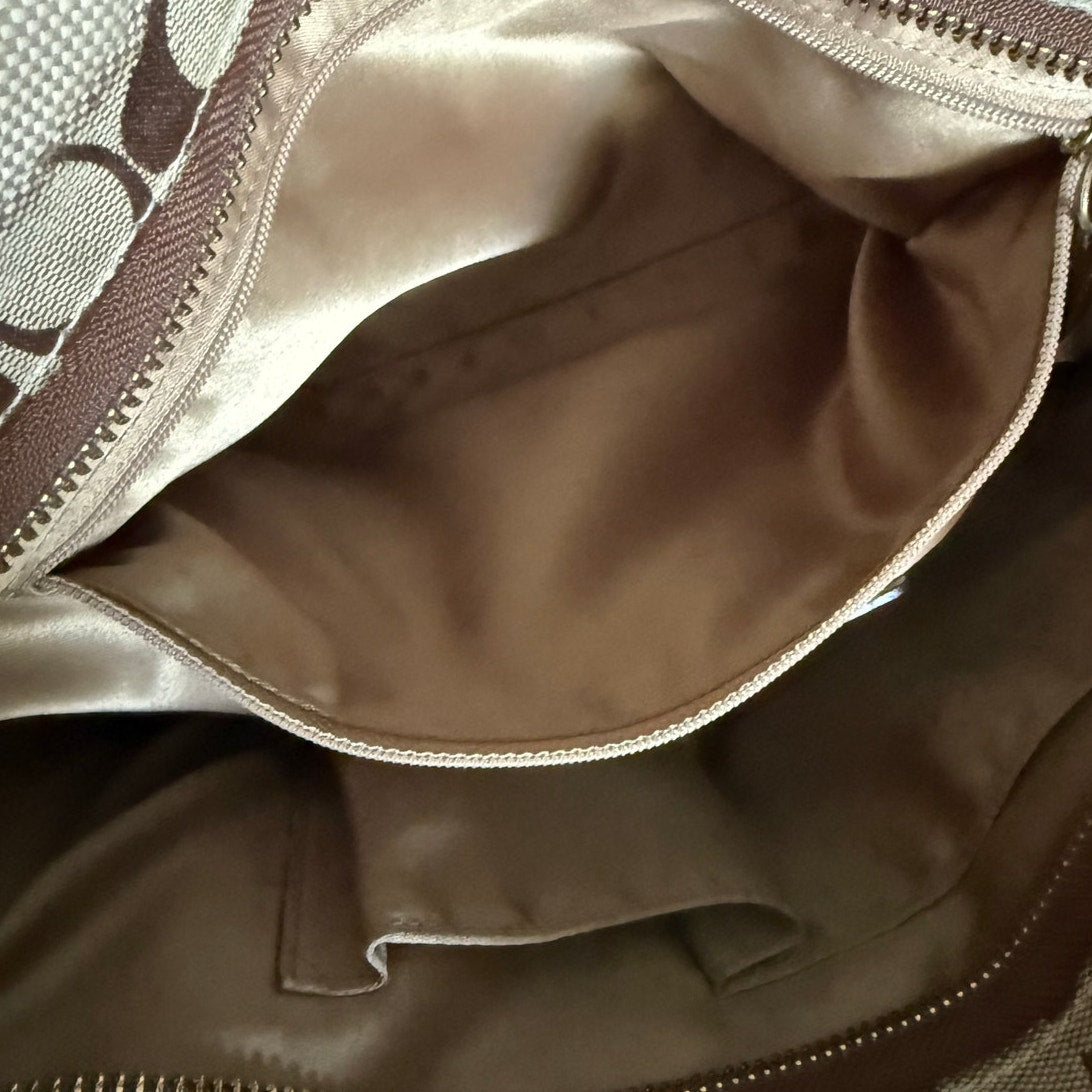 Y2K Coach 12523 Carly Signature Patchwork Hobo Bag Shoulder Bag