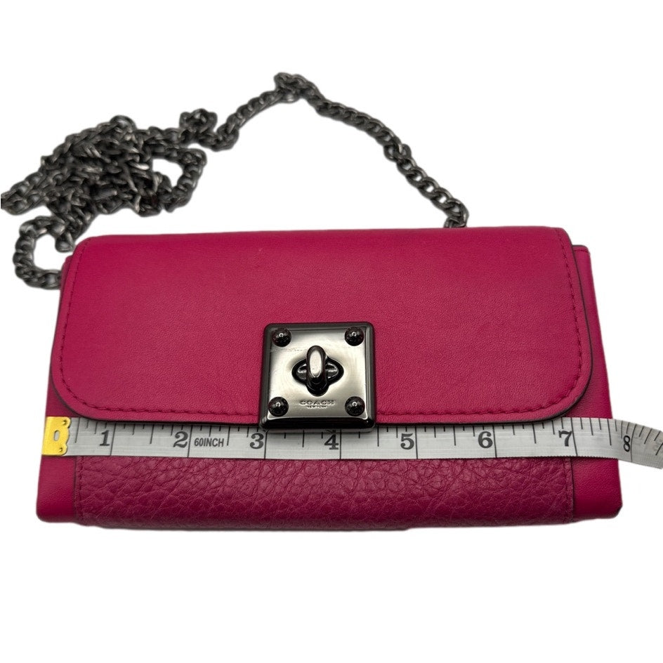 COACH Mix Leather Drifter Wallet / Clutch / Crossbody