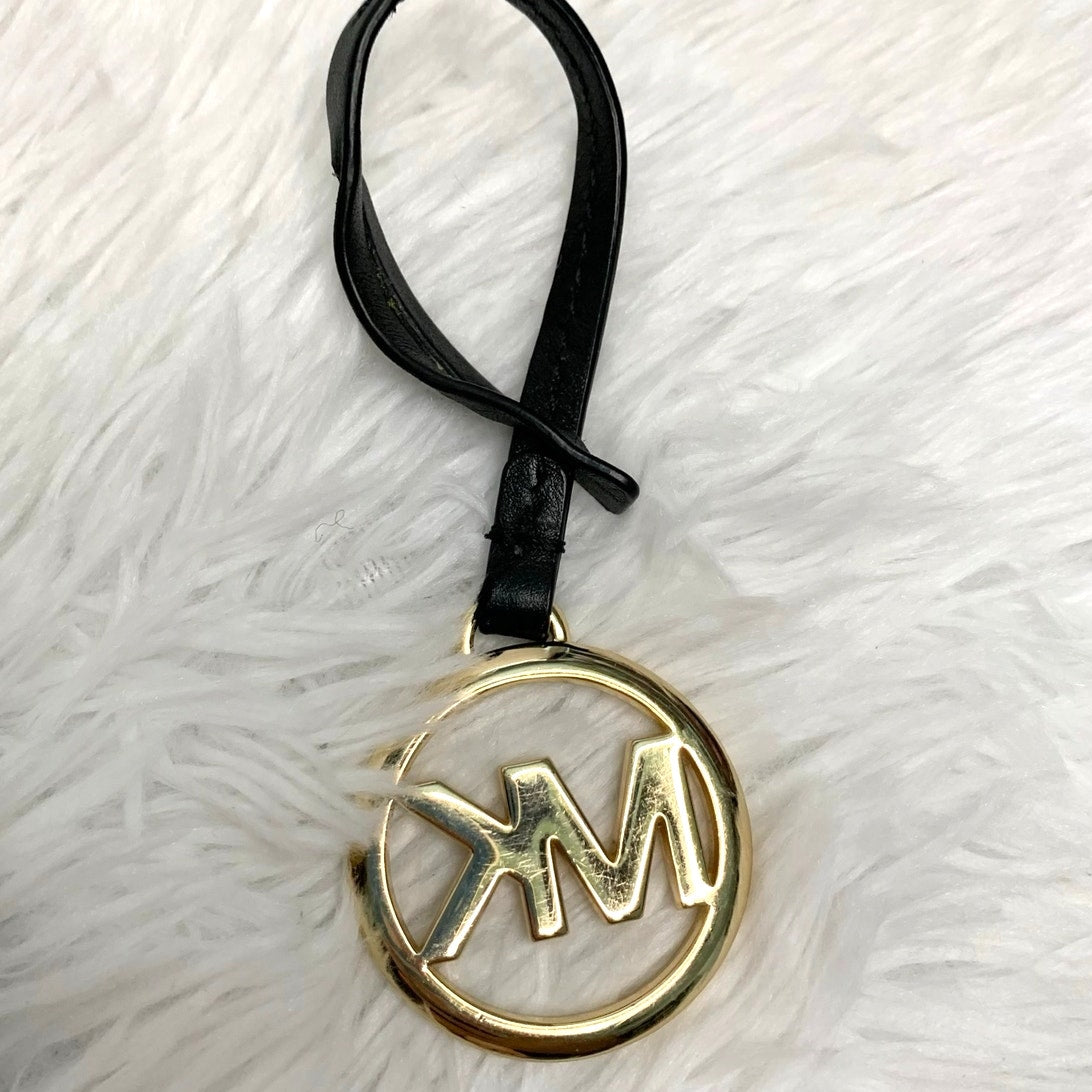 Michael Kors Black Gold key fob bag charm