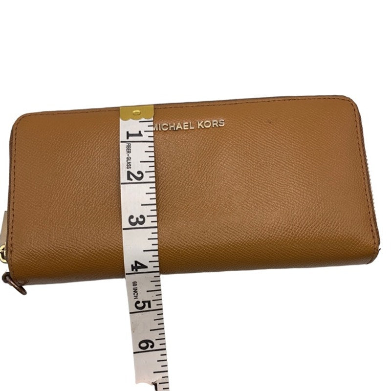 Michael Kors Brown Zip Around Wallet