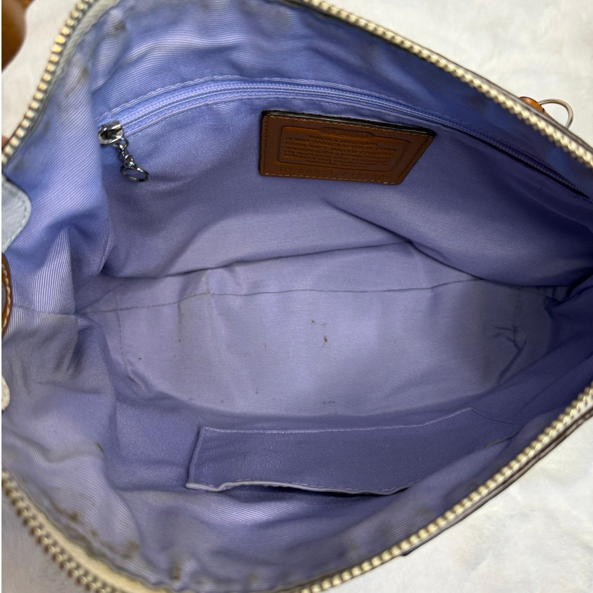 y2k Coach Leather Hobo Soho Small Shoulder Bag F13106