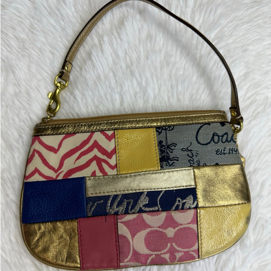 COACH Patchwork Large Wristlet
