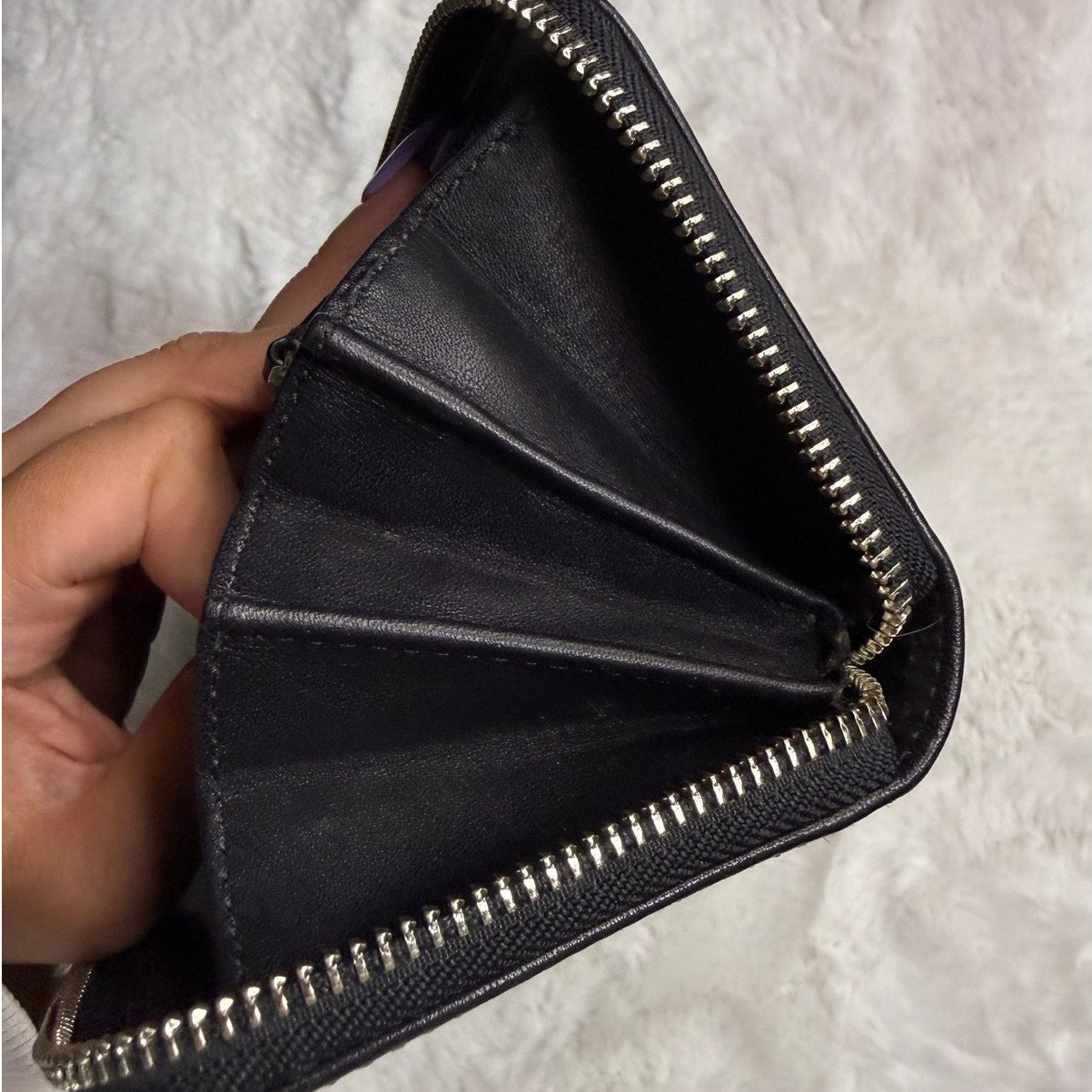COACH y2k Black Canvas Leatherware Legacy Signature Wallet