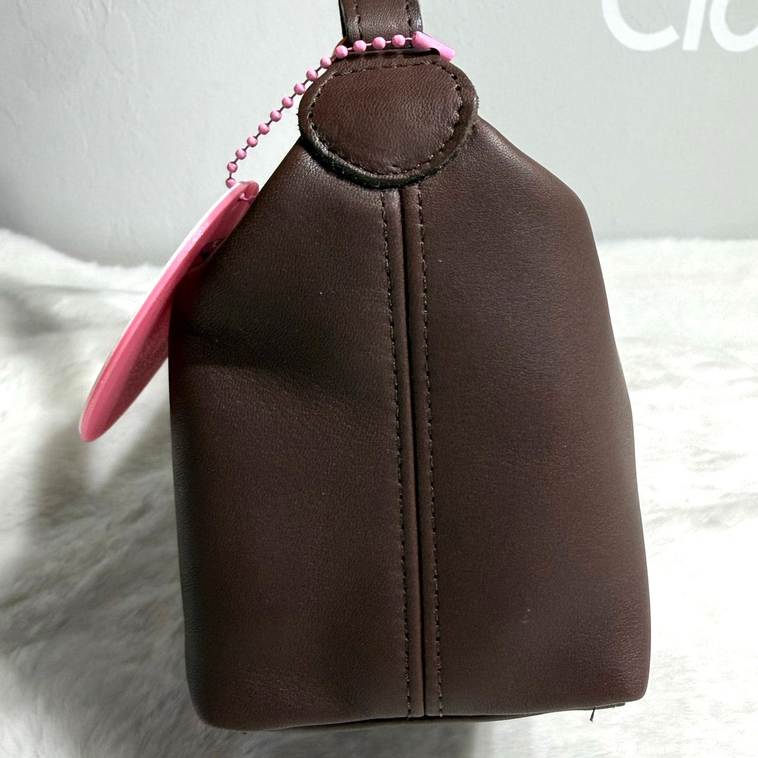 Vintage COACH Classic Pouch Mahogany 9261 Dominican Republic