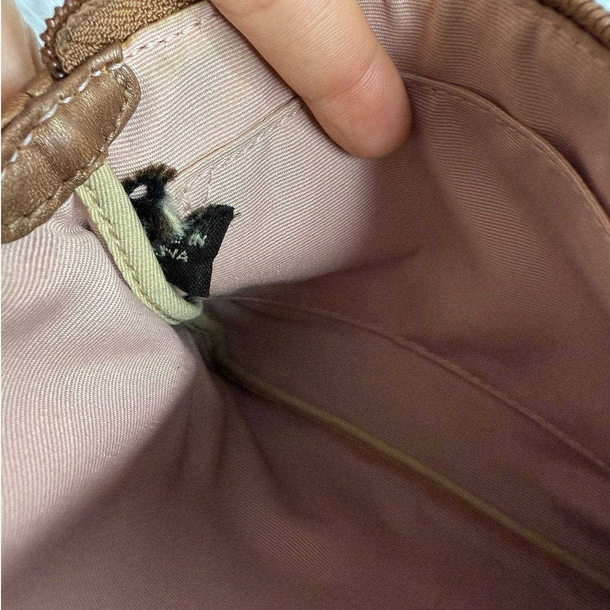 COACH Par Brown Wristlet