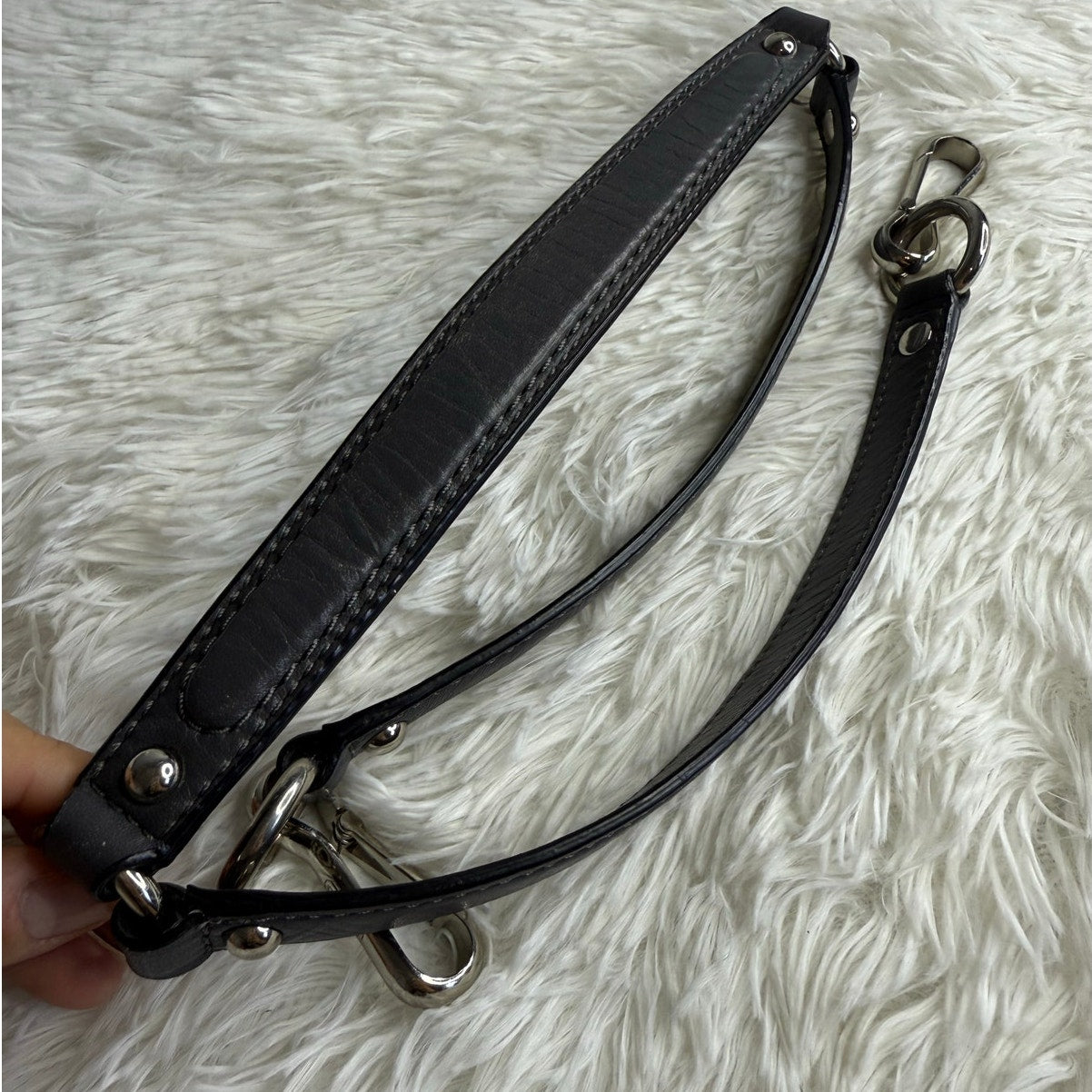 COACH Gray Shoulder Replacement Strap