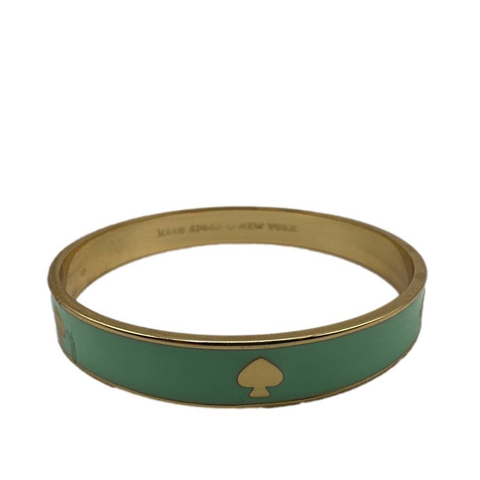 Kate Spade ♠️ Green and Gold Bangle Bracelet